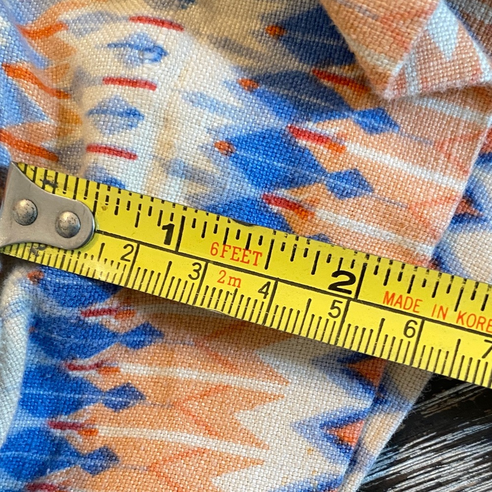 J. Crew Orange and Blue Zigzag Athletic Shorts - Picture 10 of 10